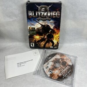 Blitzkrieg: Attack Is Your Only Defense Retail Box PC CD ROM‎